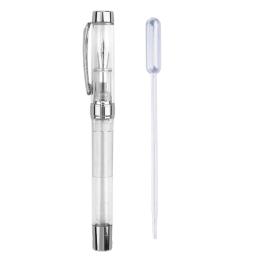 Caneta-tinteiro acrílica Transparente Pen Barrel Remover para Recarregar Caligrafia Tinta Caneta - Image 5