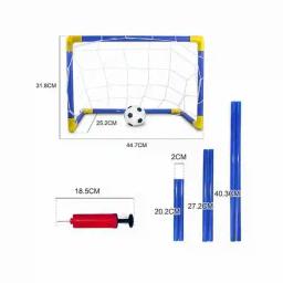 Futebol e Futebol Goal Net para Crianças, Rede de Treinamento Removível, Esportes Indoor e Outdoor, Conjunto de Jogos Infantis - Image 6