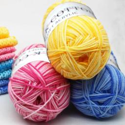 Fio algodão para tricô fio tecelagem para tricô cachecol suéter artesanato crochê - Image 5