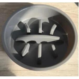 Kompets-Double Bowls Stand para cães, 3 altura ajustável, Pet Slow Feeding Dish, médio, cachorro grande, comida elevada, mesa de alimentadores de água - Image 1