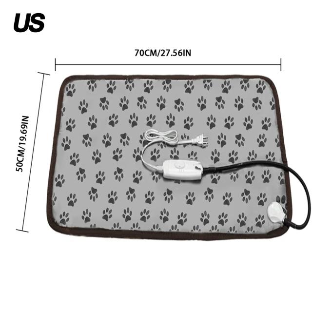 Manta Eléctrica Impermeable y Antimordida para Perros y Gatos con Temperatura Ajustable - Ideal para Mascotas