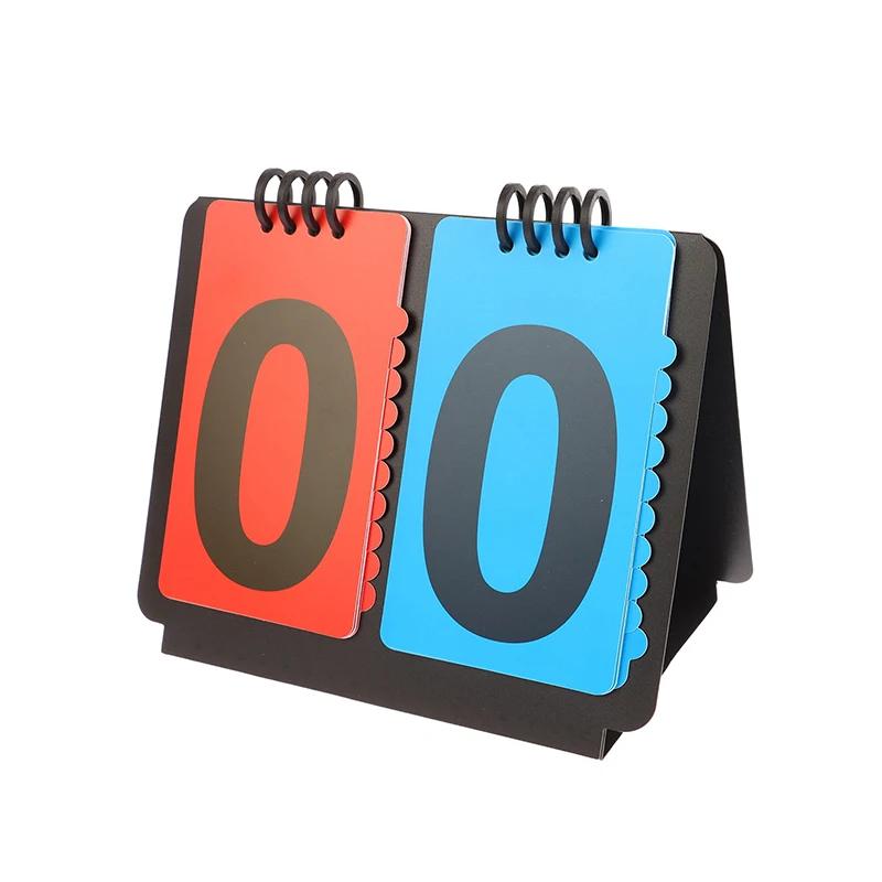Placar Flip Cards para Esportes, Placar Manual, Contador para Treinadores de Beisebol Tênis Bola Basquete Futebol Voleibol - Image 1