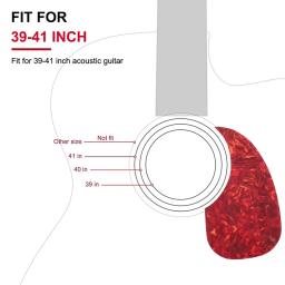 Pickguard auto-adesivo para guitarra acústica, acessórios profissionais Pickguard, qualidade superior, 1 pc - Image 4
