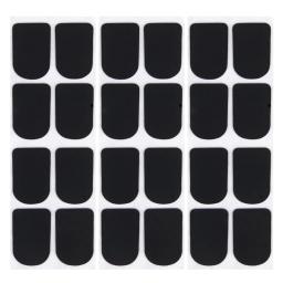 Boquilha Patches para saxofone e sax, almofadas, almofadas, preto, 0,8mm, apto para clarinete, soprano, 24pcs - Image 1