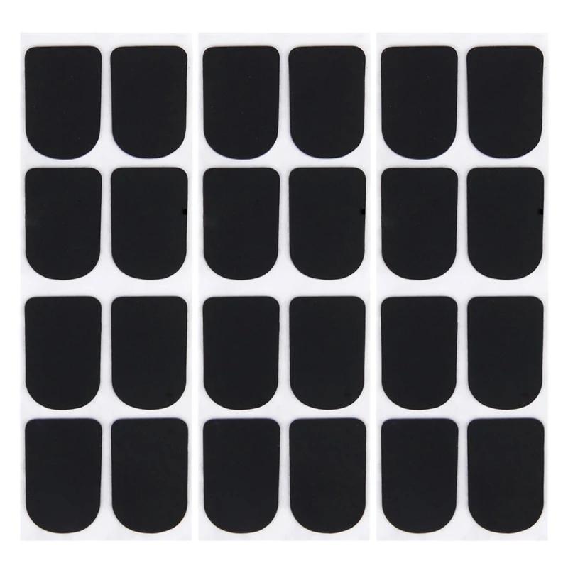 Boquilha Patches para saxofone e sax, almofadas, almofadas, preto, 0,8mm, apto para clarinete, soprano, 24pcs - Image 1