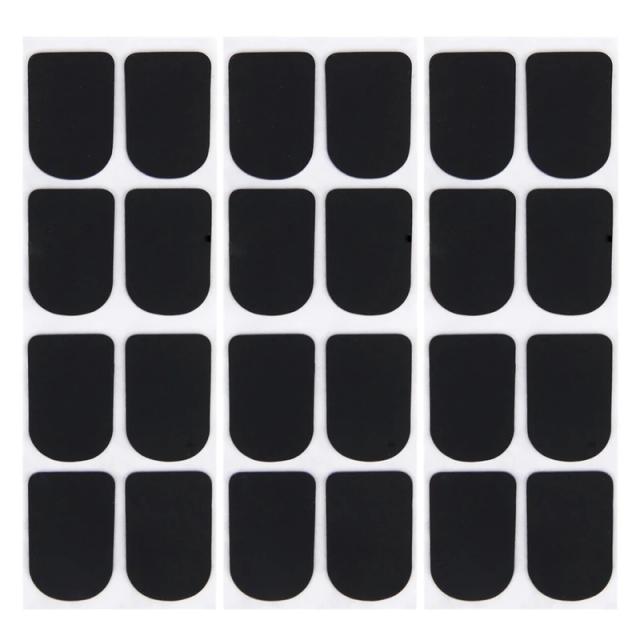 Boquilha Patches de 0,8mm para Saxofone e Clarinete - Almofadas Pretas com 24 Unidades