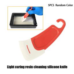 Silicone Espátula para Impressora 3D, Remoção de Resina, Ferramenta de Transferência de Resina, Um Must-Have, Acessórios Impressora 3D, 2PCs - Image 2