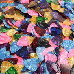 Conjunto de palhetas de guitarra coloridas, conjunto de 10 peças, para acústico, elétrico, baixo, palheta, conjunto de 10 - Image 1