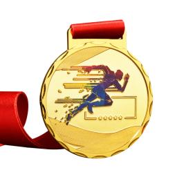 Medalha De Maratona De Metal, Personalização Criativa, Corrida Lembranças De Competição, Um Prêmio, Decoração Pendurada Ao Decote, 1Pc - Image 5