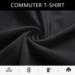 Camisetas Polos leves táticas para homens, roupas casuais ao ar livre, escalada, caminhada, camping, camiseta com secagem rápida - Image 6