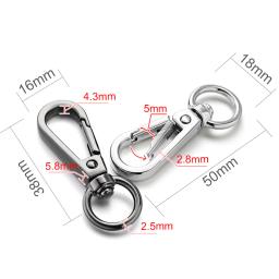 2/4/6 Pcs/Lote Giratória Loster Fechos Fivelas de Metal Clipe Keychain O Anel Snap Gancho Saco Collar Dog Handbag DIY Acessórios P035 - Image 5