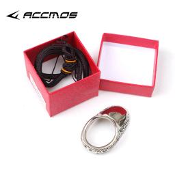 Archery Finger Protector Guard Ring, Thumb Tool Buckle, Caça Acessório - Image 3