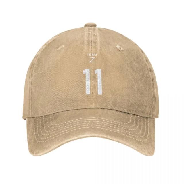 Boné de Futebol Blue Lock Vintage em Denim Angustiado - Headwear Anime Japonês para Corrida, Golfe e Uso Unisex com Número 11 