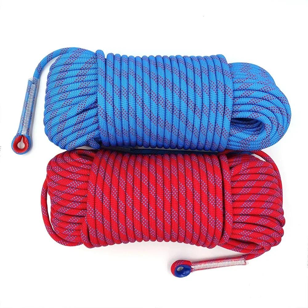 Corda de escalada estática para sobrevivência ao ar livre, rocha, parede da árvore, equipamento de escalada, escape de incêndio, resgate, 10mm, 50m, 20m, 30m - Image 1