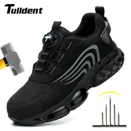 Sapatos de segurança de trabalho homens botas mulheres biqueira de aço esporte snekers à prova de punctura à prova de acidente luz resistente ao desgaste qualidade industrial - Image 2