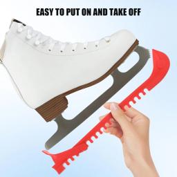 Plástico Ice Skate Guardas para Hóquei ou Patinação Artística Entusiastas, fácil de instalar, 2PCs - Image 2