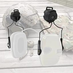 Earmuf eletrônico arco OPS-CORE capacete ferroviário adaptador tático suporte de fone de ouvido para howard leight impacto esporte caça tiro fone de ouvido - Image 5