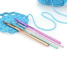 Multi-Tipo Crochet Hooks Set, Hooks Kit para Iniciantes, Agulhas de Tricô, Mix Tools, Artesanato Criativo, Essencial DIY Tecelagem, Multi Tamanho - Image 4