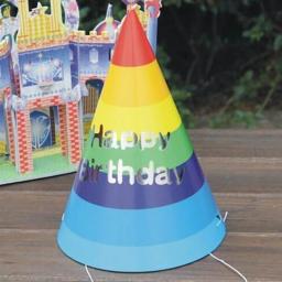 Conjunto de 10 chapéus de cone listrados e coloridos para festa de aniversário infantil, decoração de festa - Image 5