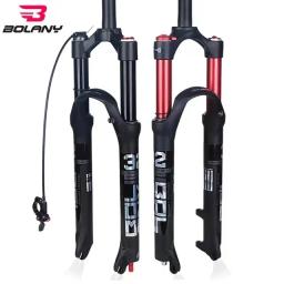 BOLANY-MTB Suspensão Rebound Ajuste Duplo Air Fork, Peças De Bicicleta, Liga De Magnésio, Liberação Rápida, 26 ", 27,5", 29" - Image 1