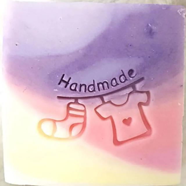 Molde Personalizado para Carimbo de Sabão e Sério de Roupas - Suprimentos DIY para Artesanato em Sabonete e Selos Acrílicos Transparentes