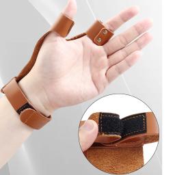 Dois dedo suporte para tiro com arco, acessórios de proteção para caça e tiro, 1pc - Image 5