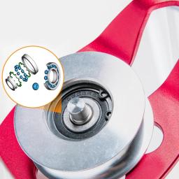 30KN Escalada Corda Polia Certificated Escalada Resgatando Montanhismo Rigging Swing Sheave Rescue Trabalho Heights Pulley - Image 4