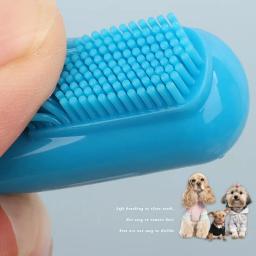 Soft Toothbrush Set para cães, limpeza dos dentes do cão, limpeza oral, massagem, gato, Pet Grooming Products, 2 pcs - Image 2