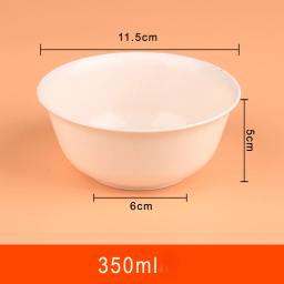 Recipientes De Alimentos Descartáveis, Biodegradável, Louça De Festa, Cozinha, Recipiente De Uso Quente E Frio, Louça, 50Pcs - Image 6
