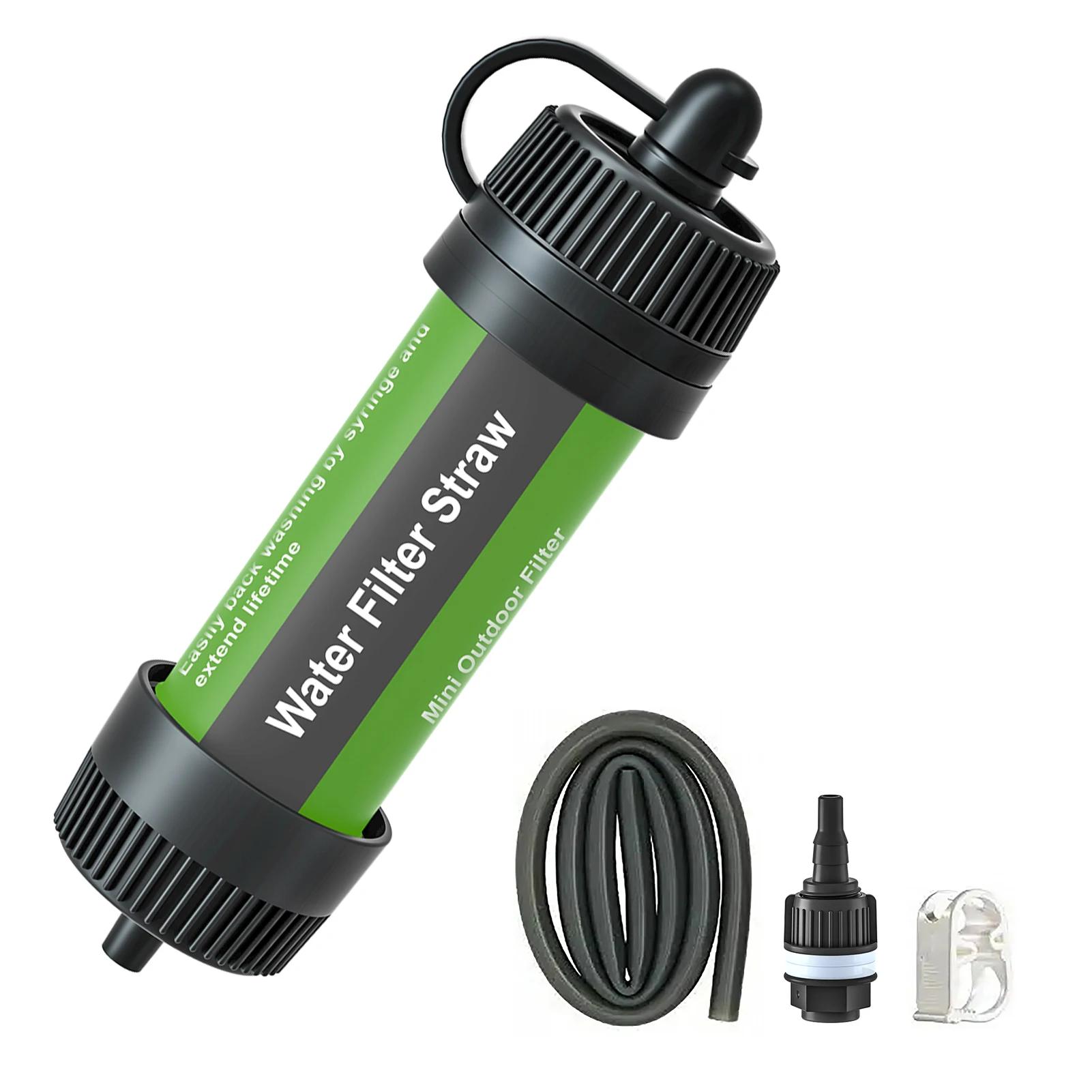 Filtro de água portátil, Purificador de água ao ar livre Equipamento de sobrevivência para acampar Caminhadas, Mochila, Preparação de emergência - Image 1
