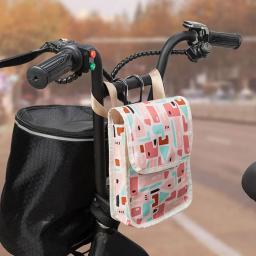 Saco de bicicleta impermeável para guidão Cesta de tubo frontal Saco de ciclismo para MTB, Mochila de ombro, Acessórios de bicicleta - Image 1