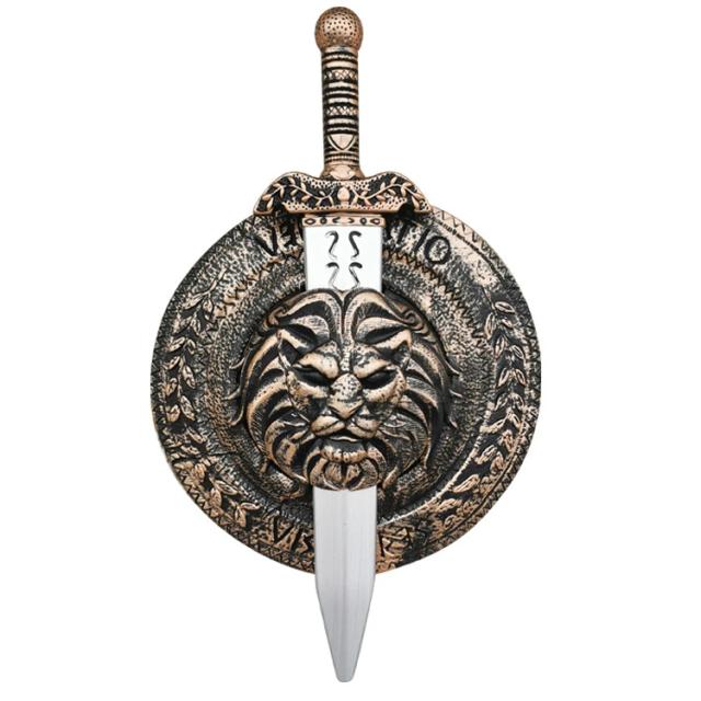 Acessórios Guerreiros Romanos Escudo e Espada para Crianças