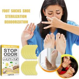 Patch Desodorante Antibacteriano para Sapatos, Palmilha Calmante Adesivos, Antitranspirante Antibacteriano, Cuidado com os pés do atleta de limão - Image 2