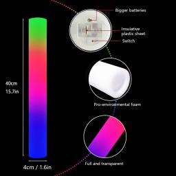 LED Foam Glow Sticks para festa, Light Up Foam Stick, suprimentos de aniversário e casamento, acessórios para festivais, 12 PCs, 20 PCs, 30PCs - Image 3