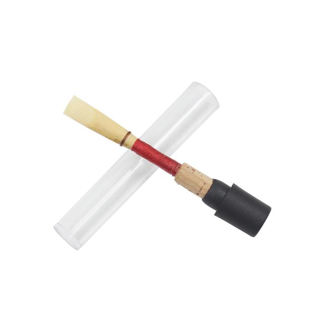 Reed de Oboé Artesanal Médio com Caixa de Plástico - Acessório Essencial para Instrumentos de Sopro em Orquestra
