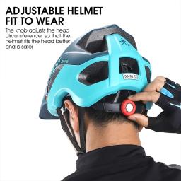 WEST BIKING-Capacete de Ciclismo Ultraleve para Homens e Mulheres, Capacete MTB Road Bike, Tampa de Segurança com Aba, Chapéu de Aberturas Esportivas, Equipamento Ciclismo - Image 4