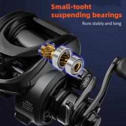 Carretel ThunderHawk Baitcast: ultraleve, anti-folga, relação de engrenagem de 7,1:1, arrasto de 4,5 kg, rolamentos inoxidáveis/cerâmicos para fundição longa - Image 5