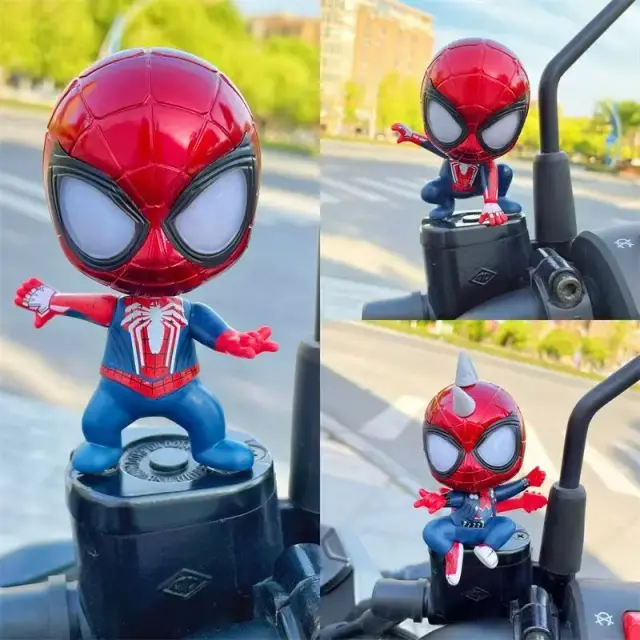 Marvel Homem-Aranha Figura Decorativa para Moto/Carro