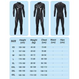 Roupa de mergulho neoprene 3mm masculino terno surf mergulho equipamento de subaquático pesca submarina kitesurf roupa de banho de fato molhado natação - Image 6