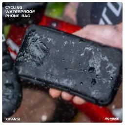 Bicicleta Bag Ciclismo Jersey Bag Rainproof Bicycle Phone Bag Mtb Acessórios Impermeável À Prova de Sujeira Resistente à sujeira - Image 2