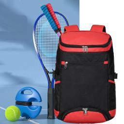 Mochila de tênis de grande capacidade, Raquete para Badminton, Squash Raquetes, Esportes ao ar livre, Raquete Pickleball, 2 Raquetes - Image 3