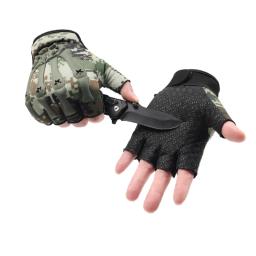 Luvas táticas de meio dedo para homens, leve Grip Enhancement, equipamento respirável, equipamento de ciclismo ao ar livre, best-seller - Image 1