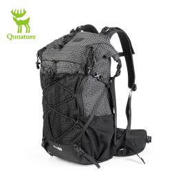 Qunature mochila leve montanhismo caminhadas mochila esporte ao ar livre 30 + 5l respirável resistente ao desgaste saco impermeável - Image 1