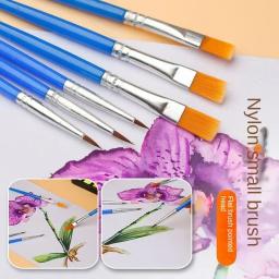 Conjunto de Pincéis para Desenho a Óleo Aquarela Acrílica, Escova de Cabelo Redonda, Caneta para Escrever, Arte Suprimentos, Ferramentas de Pintura, 10 unid, 50 unid - Image 4