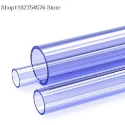 Tubo de PVC transparente para aquário, tubo UPVC, conector azul, suprimentos para aquário, diâmetro externo 20mm, 25mm, 32mm, 50cm - Image 4