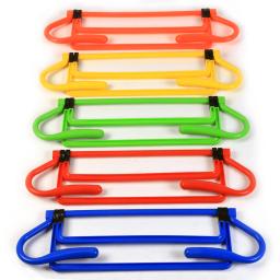Racks de obstáculos coloridos de quatro velocidades, equipamento multifuncional de treino de futebol, obstáculos de salto, racks ajustáveis, 1 pc, 5 pcs - Image 2