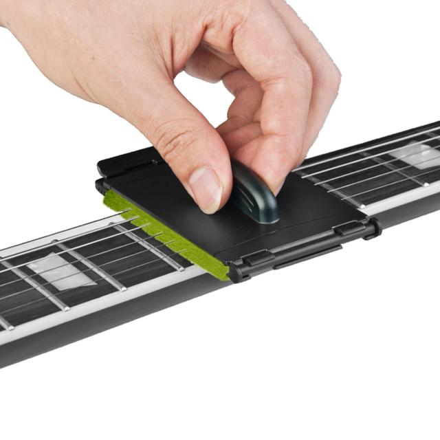 Ferramenta de Limpeza String Scrubber para Guitarra Elétrica e Baixo - Acessório Essencial para Manutenção de Cordas e Cuidados com Guitarras Acústicas