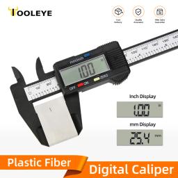 Pinça de plástico eletrônico compassos de calibre digital vernier ferramentas de medição ferramenta de carpintaria régua pachometer de tela grande calibre digital - Image 5