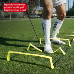 Multifuncional Agilidade Treinamento Velocidade Escada, Ajustável Salto Escada, Dupla Finalidade, Futebol, Futebol, Coordenação, Footwork - Image 4