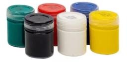 Tinta guache 6 cores para 15ml cada unidade pintura infantil - Image 4